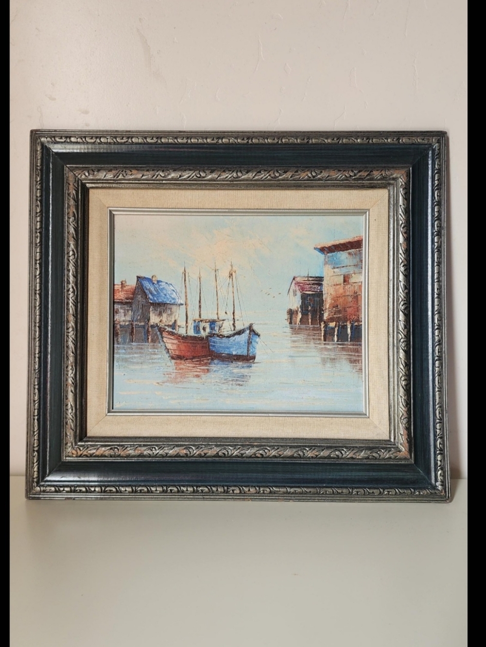 Framed Nautical Painting
